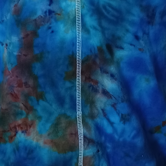 Summer Days Small Adult Earth Tones Tie Dye Tank - Picture 6 of 7